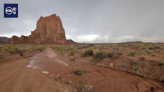 Family left stranded behind rising river at Capitol Reef National Park