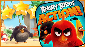 NEW CHARACTER "Bomber" Gameplay - Angry Birds Action Game - Levels 7 - 12 Completed (IOS?ANDROID))