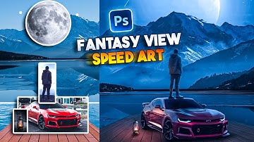 Photoshop Manipulation | Speed Art - fantasy view photoshop manipulation tutorial | speed art