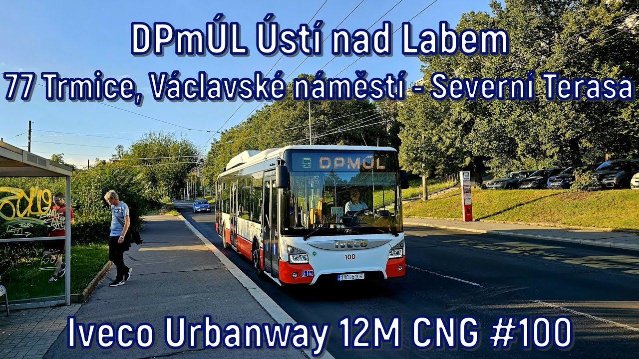 DPmÚL Ústí nad Labem - linka 77, Iveco Urbanway 12M CNG #100