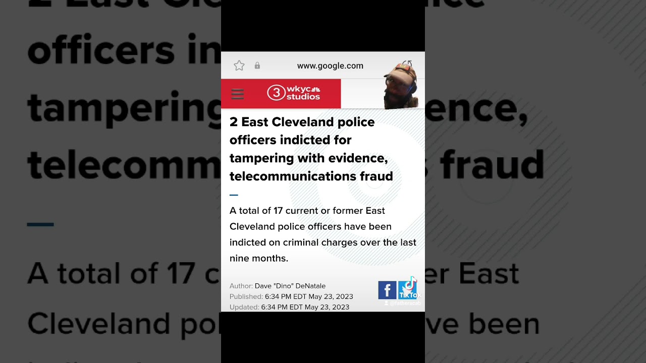 The Most Corrupt Police Department in the United States right now. #eastcleveland