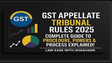 GST Appellate Tribunal Rules 2025 🔍Complete Guide to Procedure, Powers & Process Explained - Part-1