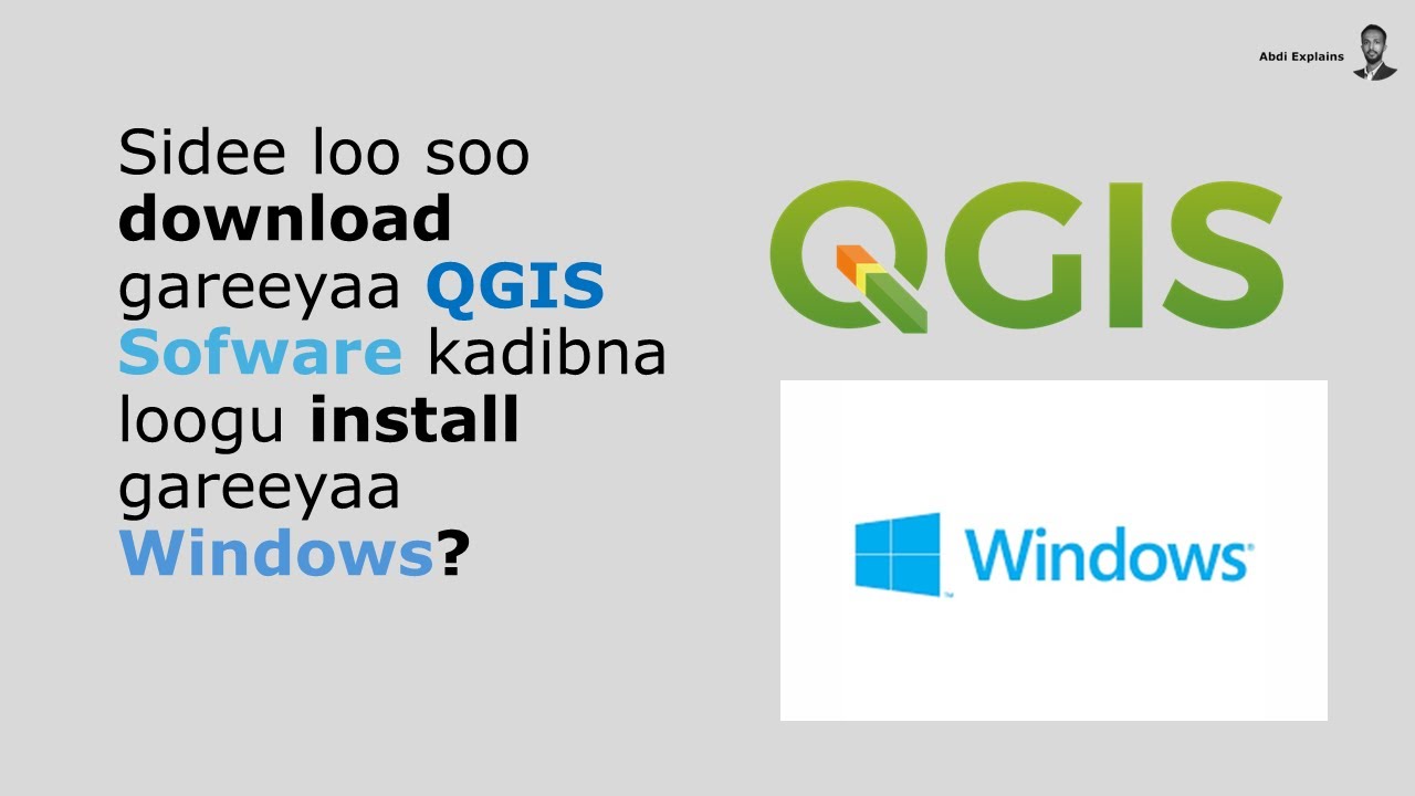 Sidee loo soo download gareeyaa QGIS kadibna loogu install gareeyaa Windows