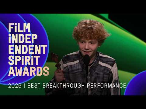 KAYO MARTIN wins BEST BREAKTHROUGH PERFORMANCE at the 2026 Film Independent Spirit Awards