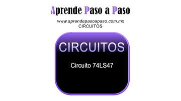 Circuito 74LS47