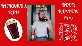 BEER REVIEW #528: SOLID RED! RICKARD'S RED ALE - MOLSON COORS - RED ALE