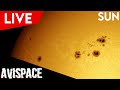 See huge sunspot groups live! | Sun livestream | 22.04.2022