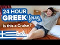 24 Hours on a Greek Ferry with a Luxury Cabin. Wow! Thessaloniki 🚎to Kavala ⛴to Patmos