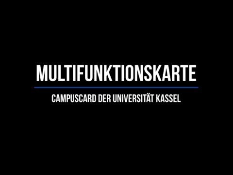 Multifunktionskarte der Uni Kassel