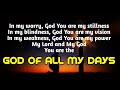 POWERFUL Worship Song GOD OF ALL MY DAYS Lyrics Casting Crowns Music mp3