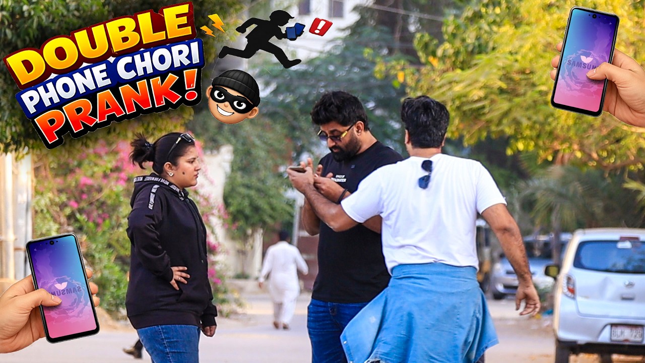 Double Phone chori prank | Prank in Pakistan | Humanitarians Mini