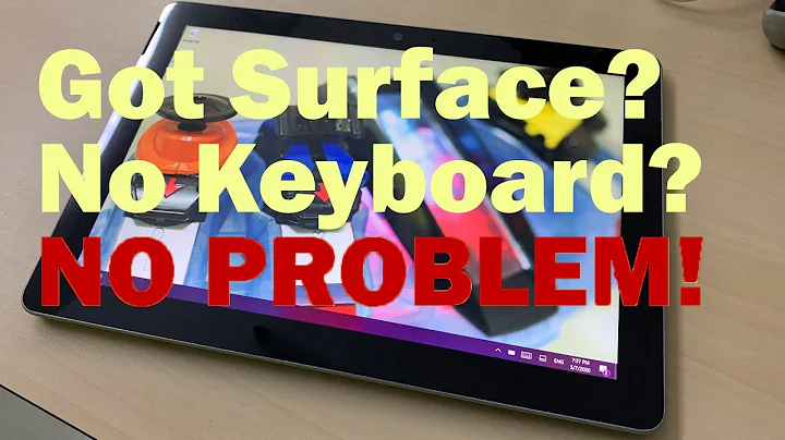 How To Use The Microsoft Surface Pro or Go WITHOUT The Keyboard!