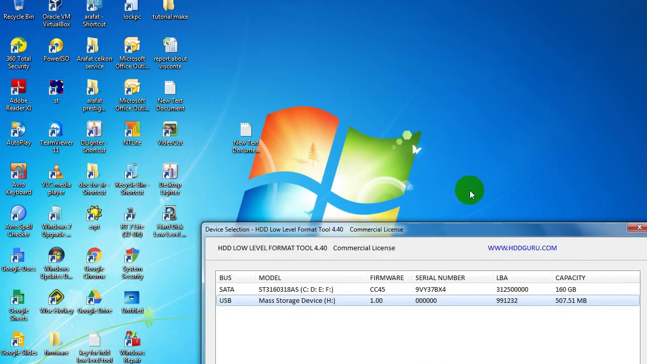 New Update HDD Low level format tool repair corrupted memory or pendrive/ Fix easily