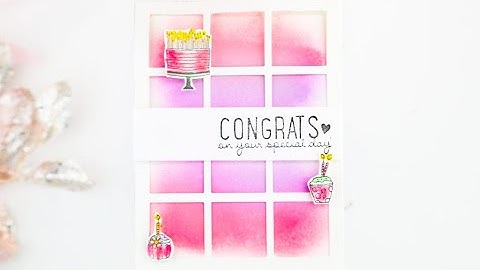 Unity Quick Tip: Inky Background + Stamped Embellishments