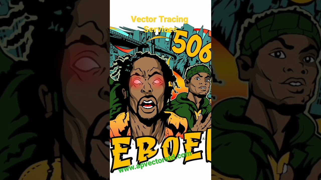 vector Tracing Service #vectortracing #spotcolor #colorseparation #screenprinting