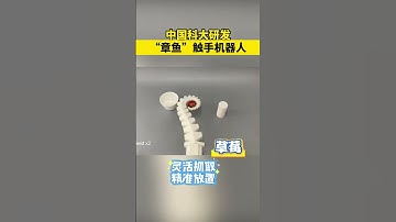 🐙🤖 Octopus-Inspired Robotic Tentacle Made with 3D-Printed Soft Materials！ #robotics #technology
