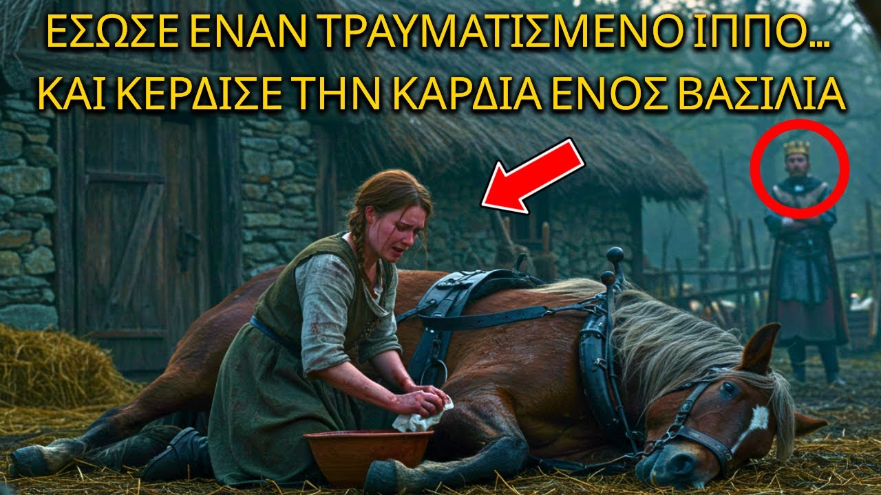 ΕΚΕΙΝΗ ΚΑΘΑΡΙΣΕ ΤΙΣ ΠΛΗΓΕΣ ΕΝΟΣ ΧΑΜΕΝΟΥ ΑΛΟΓΟΥ,ΚΑΙ ΤΗΝ ΕΠΟΜΕΝΗ ΜΕΡΑ Ο ΒΑΣΙΛΙΑΣ ΧΤΥΠΗΣΕ ΤΗΝ ΠΟΡΤΑ ΤΗΣ