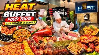 [4K] HEAT BUFFET AT EDSA SHANGRI-LA MANILA | Luxury Hotel Buffet Food Tour! Is It Worth It?