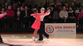 USADance Nationals 2012 Latin PreTeenII Gold Quickstep Final - Alex and Jenna