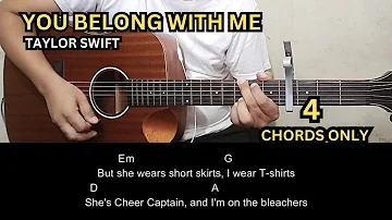 You Belong With Me - Taylor Swift | Guitar Tutorial | Guitar Chords