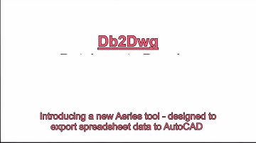 Db2Dwg – Automated Database-to-AutoCAD Drawing Generation