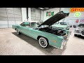 1976 Cadillac Eldorado Engine bay reveal! ONLY 9,700 ACTUAL MILES! Rare Dunbarton Green