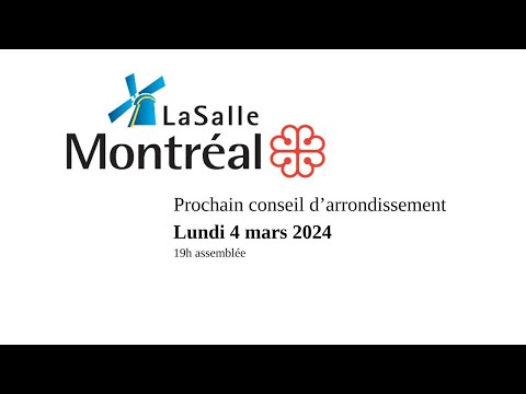 2024-03-04 Conseil d'arrondissement de LaSalle, lundi 4 mars
