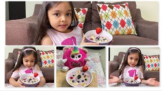 How To Make Mixed Berries Smoothies L Greek Yogurt I By Kenisha I Kids Version I Little Chef I