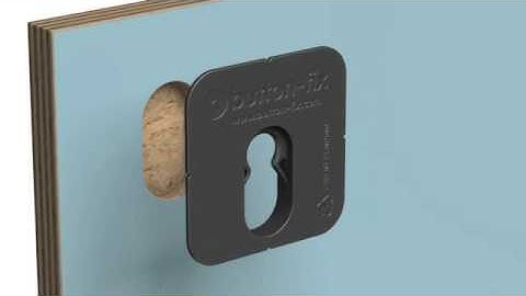 How to mount a panel using Button-fix Type 1 Bonded
