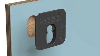 How to mount a panel using Button-fix Type 1 Bonded