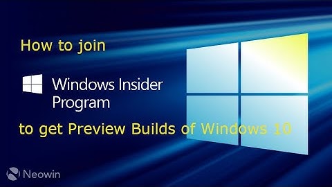 How to join Windows Insider Program to get Preview Builds of Windows 10 | Windows Insider Program