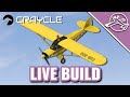Craycle Cub Build Livestream | Green 3D Printed RC Plane