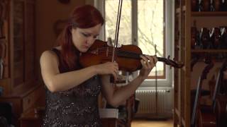 Rachel Kolly D'Alba et Philippe Girardin créent un violon d'après Stradivarius