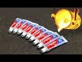 Experiment: Lava Vs Toothpaste