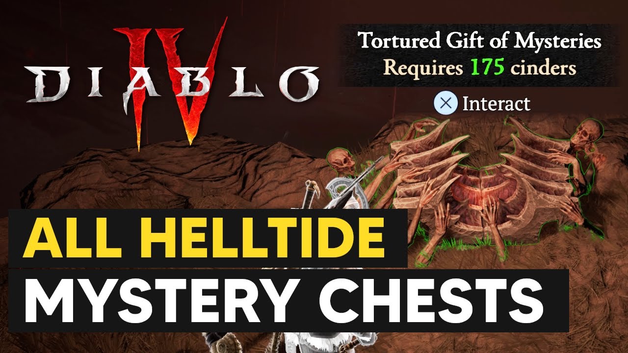 All Helltide Mystery Chest locations in Diablo 4