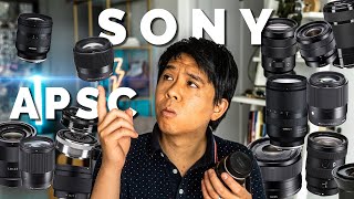 What Lenses to Buy for SONY APS-C CAMERAS | a6100, a6400, a6600, a6500, a5100, a6000