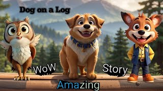 Dog on a Log | Max's Sticky Situation | Log Jam Rescue👌