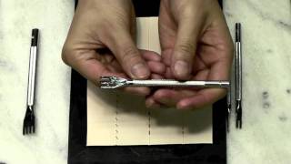 Leathercraft 2mm Lacing Chisels for Thonging Leather