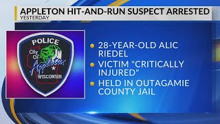 Appleton hit-and-run suspect arrested after overnight investigation, one man critically injured