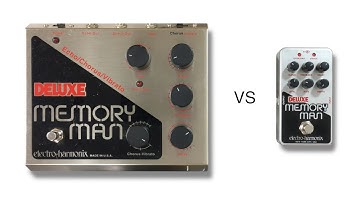 Electro Harmonix Deluxe Memory Man vs Nano Deluxe Memory Man