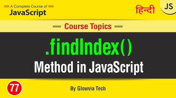 findIndex method in javaScript || FindIndex() Array Method Tutorial in Hindi/Urdu