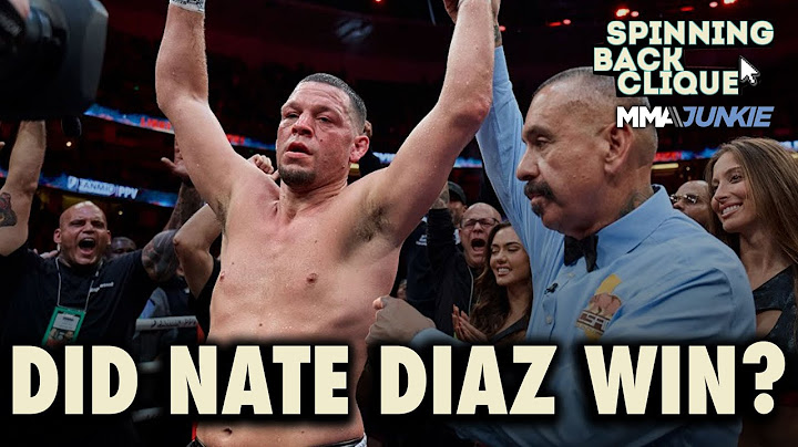 Was Nate Diaz vs. Jorge Masvidal Boxing Decision Correct? | Spinning Back Clique