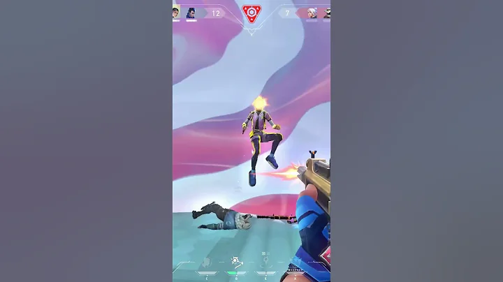 ABYSS map saved me from jett..🤣  #valorant #valorantclips #shorts