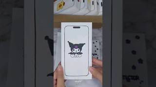 Kuromi Iphone 15 unboxing💜 #papercraft #asmr #papersquishy #squishy #diy #satisfying