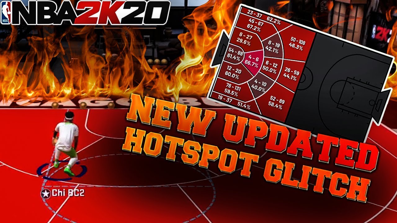 *NEW UPDATE* NBA 2K20 Hot Zones GLITCH How To Get HOT SPOTS