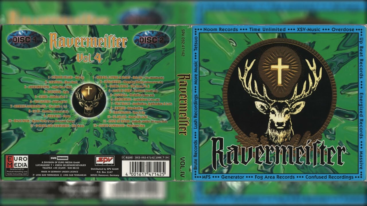 VA - Ravermeister Vol. IV CD1+2(1996)[Full Album] - YouTube