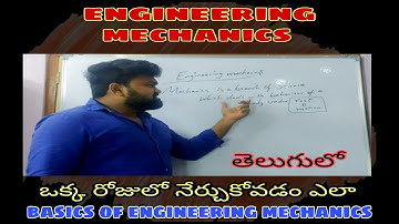 Engineering mechanics simple basics part-1