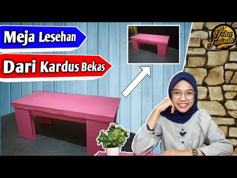 Tutorial Cara Membuat Meja  Lesehan Dari  Kardus  Bekas  YouTube