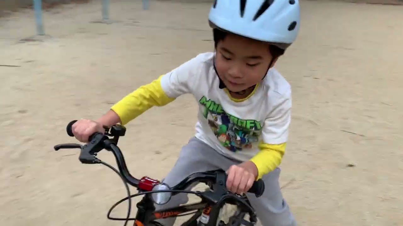 自転車練習3回目①
