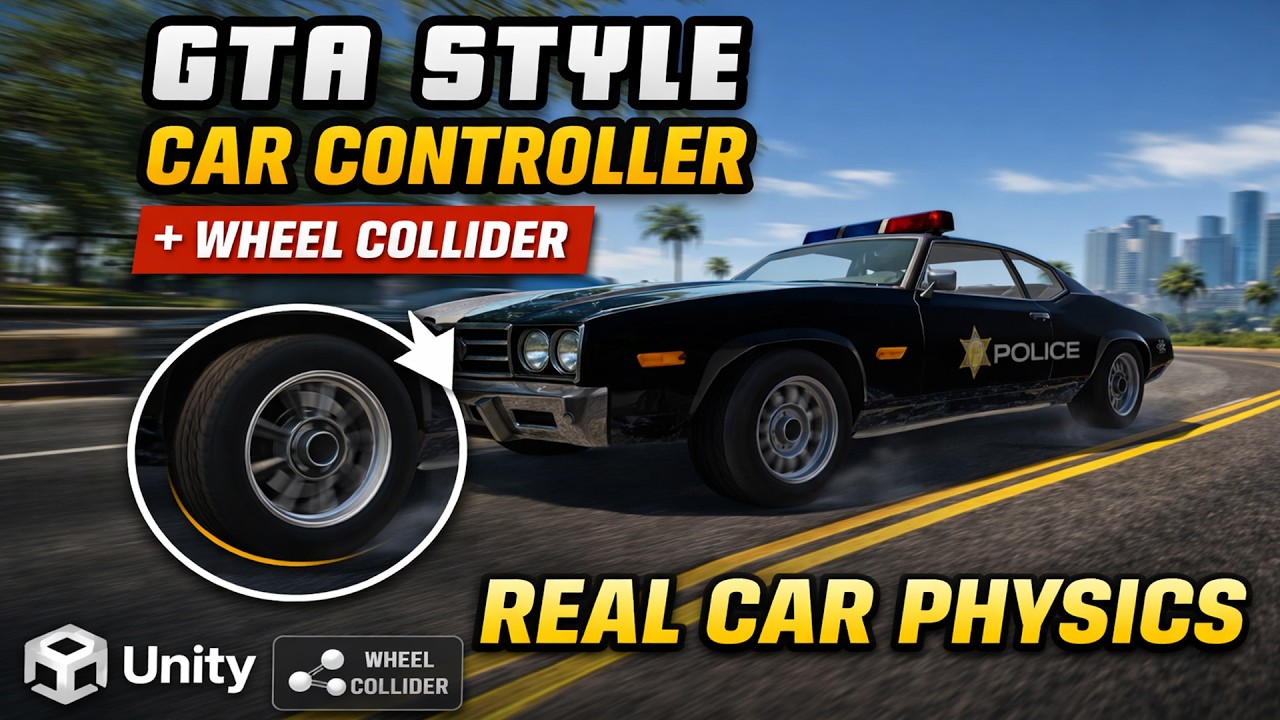 Unity GTA Style Car Controller (Wheel Collider + Realistic Physics ...